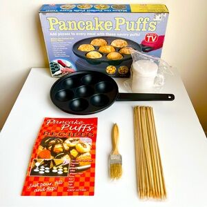 Cast Iron Cake Baking Aebleskiver Ebelskiver Takoyaki Idly Escargot Banh Khot